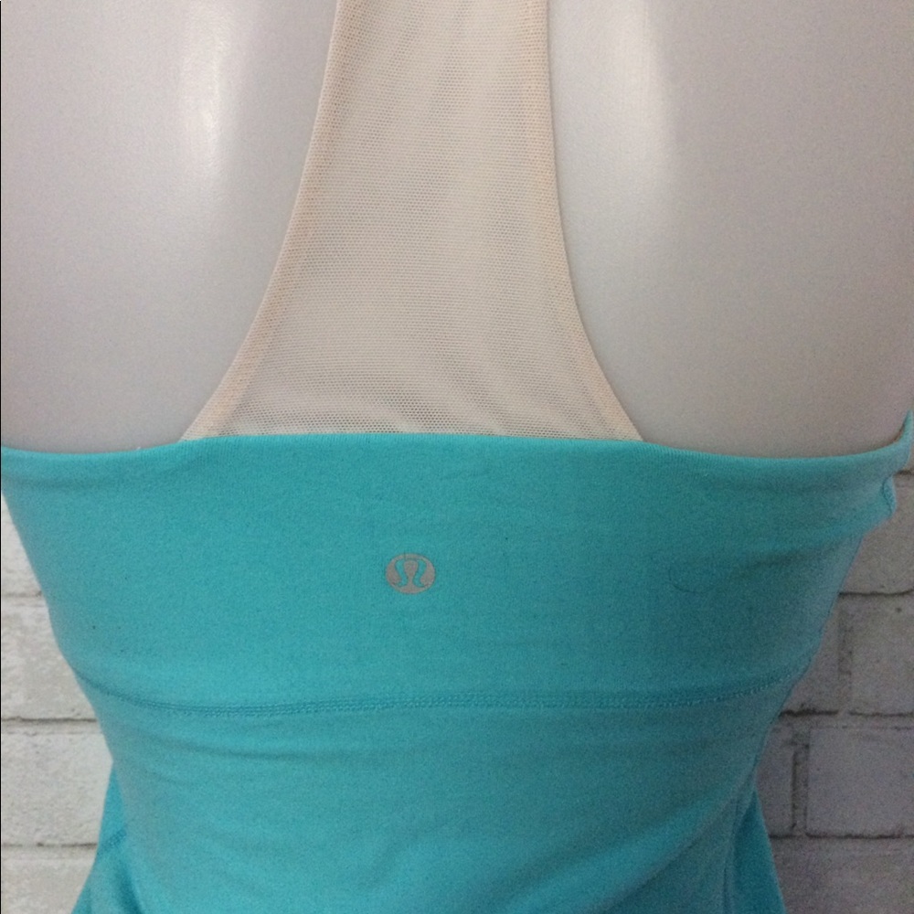 Lululemon women’s tanks teal green/ white and gray - Picture 4 of 7